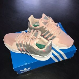 NEW Adidas EQT Support ADV Pink & Grey Shoes Sz5